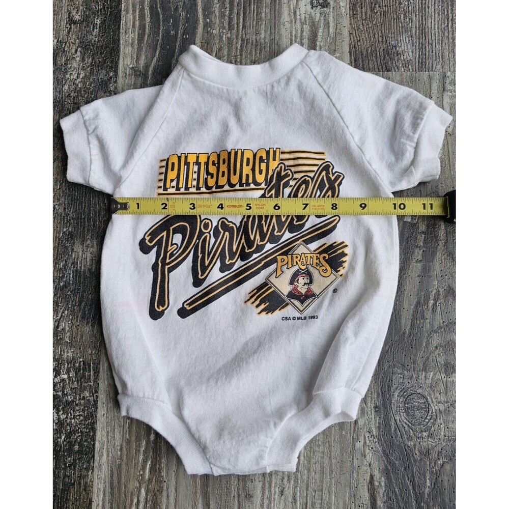 Vintage Pittsburgh Pirates 1993 Baby One Piece 18 Months - Picture 4 of 13